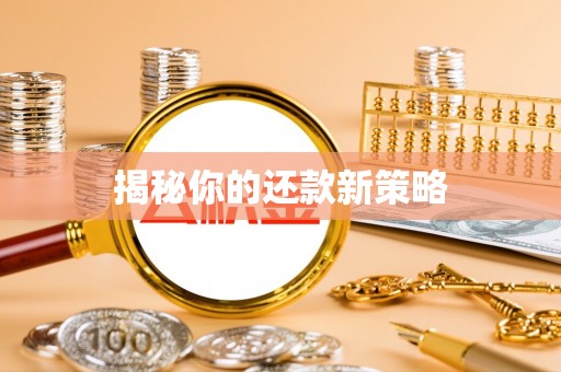 凭祥揭秘你的还款新策略