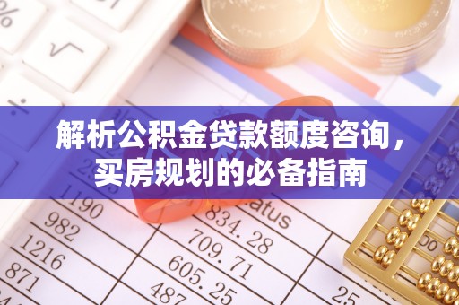 凭祥解析公积金贷款额度咨询，买房规划的必备指南