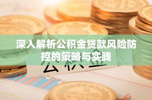 凭祥深入解析公积金贷款风险防控的策略与实践