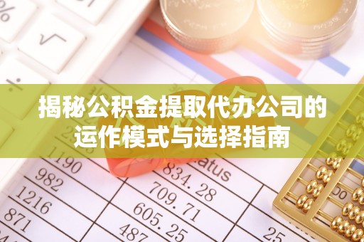 凭祥揭秘公积金提取代办公司的运作模式与选择指南