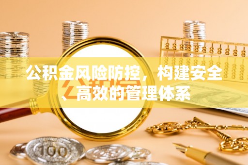 凭祥公积金风险防控，构建安全、高效的管理体系