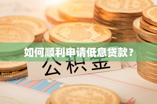 凭祥如何顺利申请低息贷款？