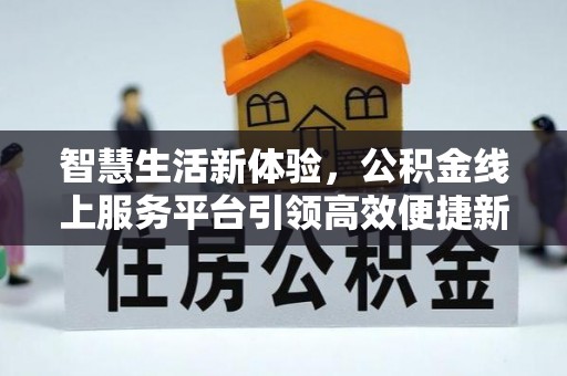 凭祥智慧生活新体验，公积金线上服务平台引领高效便捷新潮流