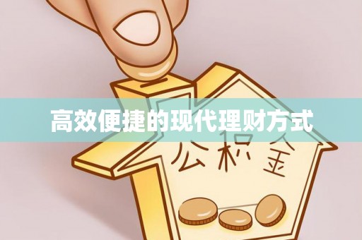 凭祥高效便捷的现代理财方式