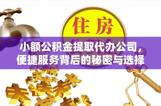 凭祥小额公积金提取代办公司，便捷服务背后的秘密与选择指南