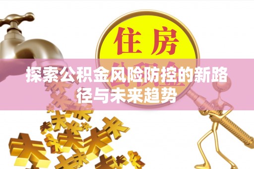 凭祥探索公积金风险防控的新路径与未来趋势
