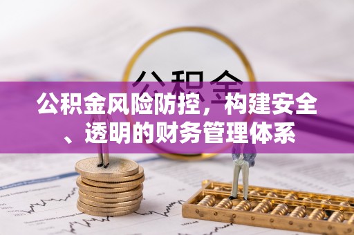 凭祥公积金风险防控，构建安全、透明的财务管理体系