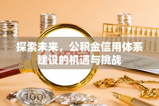 凭祥探索未来，公积金信用体系建设的机遇与挑战