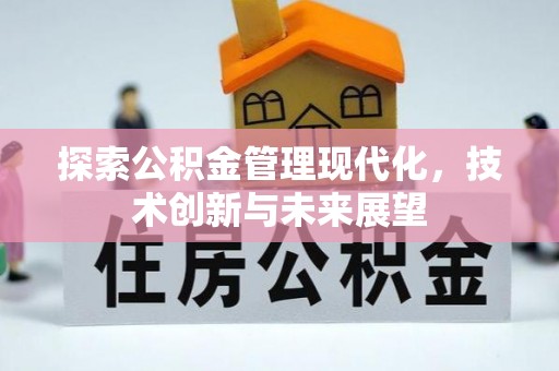 凭祥探索公积金管理现代化，技术创新与未来展望