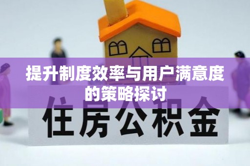 凭祥提升制度效率与用户满意度的策略探讨